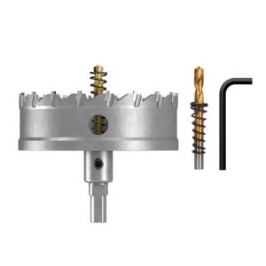 Chuyên Nghiệp 100Mm Kim Loại Lỗ cấu tạo bằng nhôm Carbide cưa lỗ Cho Ống tấm thép Khoan