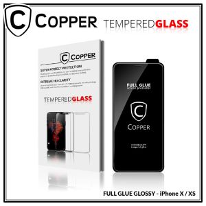 Iphone X / XS - COPPER Tempered Glass Full Glue Premium Glossy
