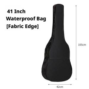 38/41Inch Waterproof Padded Guitar Bag Nonwovens Cloth Soft Case With Zipper Pocket Design