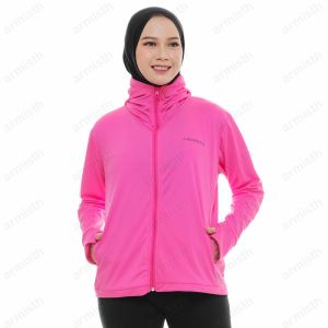 Armisth - Jaket Dry Fit Olahraga Wanita Premium / Jacket Running Anti UV Terbaru