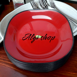 12Pcs Grtis sendk Piring ramen japan kotak unik lentur anti pecah plstik foodgrde tahan panas