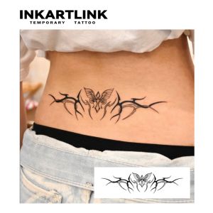 Angel Badge temporary low back tattoo stickers waterproof long-lasting magic tattoo lasts to 15 days fake tattoo semi permanent tattoo.