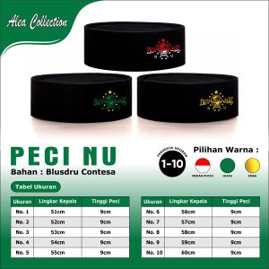 PECI NU MERAH PUTIH TINGGI 9