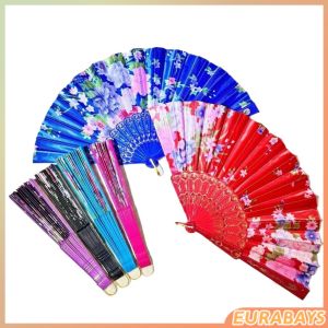 E.B. Silk Foldable Fan Hand Fan Chinese Classical Fans Gift