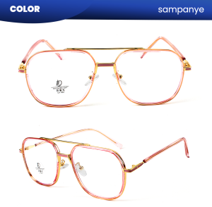 IOOI Eyewear - Kacamata Aviator TR90 Lensa Anti Radiasi Blueray Photocromic Wanita 23008