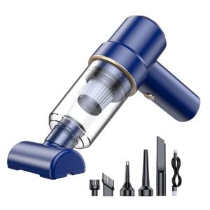 Tiếng ồn thấp Máy hút bụi xe hơi với đèn LED Súng thổi bụi máy hút thiết bị vệ sinh bàn phím động cơ không chổi than cho văn phòng nội thất xe hơi