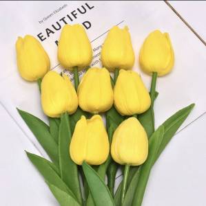 พร้อมส่งจากไทย ดอกทิวลิปปลอม มินิทิวลิป ดอกไม้ประดิษฐ์ ดอกทิวลิปจำลอง สำหรับตกแต่งห้อง วาเลนไทน์ พร็อปถ่ายรูป จัดช่อ มีให้เลือก 12สี มีให้เลือก 12สี