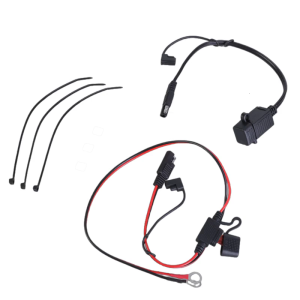 Waterproof SAE to USB Adapter 2.1Amp Car And Motorcycle Kit with Long Extension Cable for Phone Tablets Black