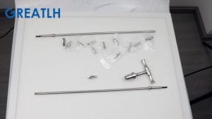 GREATLH Quick Coupling Flexible Reamer Set Hollow Reamer OrthopedicInstrument Stainless Steel