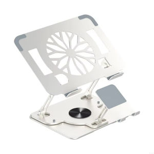 【🔥SG🔥】RICHMENTMALL 360° Rotation Tablet Stand for Laptop Phone Tablet Adjustable Foldable Tablet HolderAluminum Tablet Phone Stand