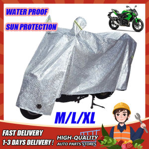 Motorcycle Cover Waterproof and Sunproof Rainproof Universal Cover Foldable Scooter Electric Bicycle Snow UV Anti Dust Shell Motor Cover Durable Aluminum