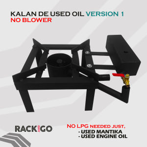 Kalan De Used Oil Whole Set Blue Flame - Kalan Complete Set - Used mantika - Oil Stove - Space Saver Safe Easy to use