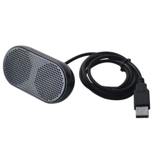 VALER Stereo Sound Mini USB Speaker Powered Speaker Mini Size Multimedia Speaker Portable 3D Sound Portable Loudspeaker Home Office