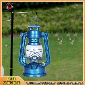 Winnereco Outdoor Metal Lantern - Kerosene Hurricane Lamp for Camping Hiking and Patio Ambiance