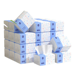 ManHua Blue Series 5-Ply 400 Sheets/Pack Thick Facial Tissue / Soft Tissue Paper / Travel Essential Local Stock