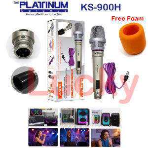 PLATINUM dynamic microphone professional wired microphone KS-900H for karaoke videoke recording KTV system Karaoke Microphone KS 900H High-End Dynamic Wired Microphone