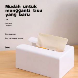 TS Tempat Tissue Box Serbaguna / Kotak Tisu Tempel Dinding Dapur Toilet / Wall Stick Box / Kotak Tissue Dapur