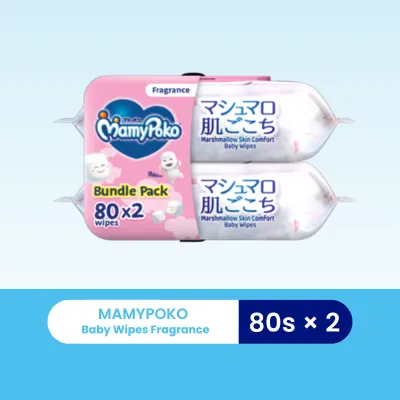 MAMYPOKO Baby Wipes Fragrance 80s × 2