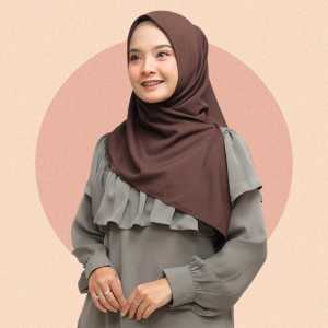 Umama Scarft Jilbab BASIC VOAL Hijab Polos Daily Kerudung Sekolah Ternyaman - IKKA MEMEI