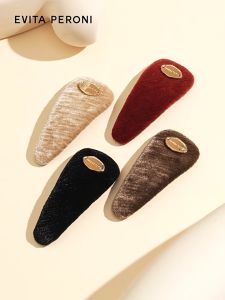 EVITA PERONI | "Minimalist Ramblings" Series Cassia Velvet Snap Clip | Hair Clip | Klip Rahang | Hair Accessories