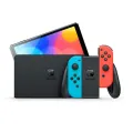 Máy Nintendo Switch Oled màu AEON - Bảo hành 12 tháng + Combo tặng 3 phụ kiện óp lưng bảo vệ + dán cường lực + núm analog. 
