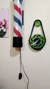 Lampu Barberpole Tempel Dinding: Praktis, Murah, & Berkualitas