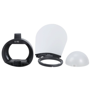 Photography AKR12 Bounce SR1 Speedlight Adapter AKR11 Dome Diffuser for Portraits Weddings Quick Installation