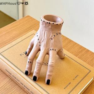 WP💓💛💖 Creative Horror Palm Pen Holder Gothic Claw Pen Holder Series Storage Box Storage Bucket Home DIY Decor Toy For Halloween Garden