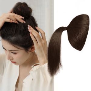 Tóc Giả Chụp Độn Phồng Đầu Chụp Đầu Búi Tóc Đuôi Ngựa Cho Nữ QiQiShop