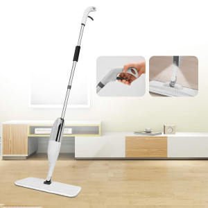 Spray Mop for Floor Mopping with a Refillable Spray Bottle and 2 Washable Micro-Fiber Pads For Floor Cleaning R0705