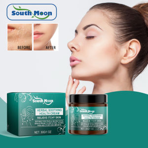 South Moon Relief Vegan Facial Cream Non-Sticky Clear Balanced Skin for Soothing Calming Irritated Acne-prone Skin Care Nourishing Face Night Cream Mg Moisturizer Night Skin Care Soothing Hydration Facial Rejuvenation Brighten Face Repairing Cream