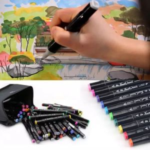 Touchcool Twin Tip Pen Marker Set: Perfect Art Supplies for Manga Design & Birthday Presents
