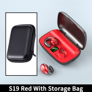 VAORLO S19 Bone Conduction Concept TWS Headphone Touch Control Noise Cancelling Bass HiFi Stereo Bluetooth Earbuds Game Sport Waterproof Music Headsets