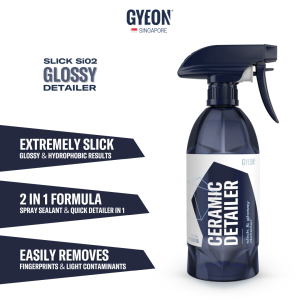 GYEON Q2M CeramicDetailer 500ml-Automotive Car Care extreme Gloss Slick Hydrophobic Ceramic Detailer