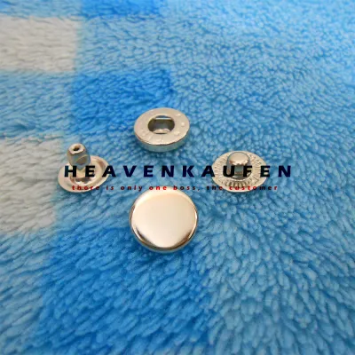 Kancing Jepret Snap Button Warna Silver Harga Per Lusin