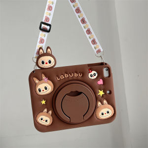 สำหรับแผ่นเกียรติยศ X7แท็บเล็ต2025ขนาด8.7นิ้วฝาครอบมีช่องเสียบปากกาขาตั้งหมุน ° 360น่ารักสำหรับเด็กซิลิโคนที่ปลอดภัย LABUBU