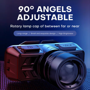 Supfire GX50 Lampu Kepala LED Rechargeable headlamp Lampu Suluh Kepala Bercahaya Sehingga 200 Meter