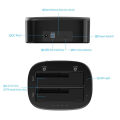 ด๊อกกิ้ง ฮาร์ดดิสก์ ที่อ่าน ฮาร์ดดิสก์ นอกเครื่องDocking 2 Bays USB3.0 + Clone 1:1 ด๊อกกิ้ง สำหรับ HDD/SSD ขนาด 2.5"-3.5" ORICO 6228US3-C HDD. 