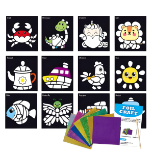 DIY Cartoon Cute Magical Transfer Stickers Kindergarten Colorful Stickers Magical Art Paintings Foil Art Craft Activity Fun Art Supplies DIY Creative Travel Toy Birthday Gift Party Favor Toys  DIY Magical Transfer Painting Crafts