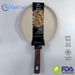 Round Grill Pan Pizza/Panggangan Teflon  Anti Lengket