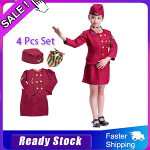 4pcs Moly LyLy Flight Attendant Costume Set