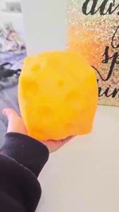Cheese squishy big giant jumbo vaseline large Sqweezy Cheesy Squeeze Slow Rising toys for KIDS