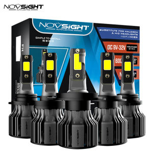 Novsight N39 Lampu Kabut LED Headlight Bulbs: 72W 10000LM 6000K H4/H7/H11/H1/9005 2Pcs