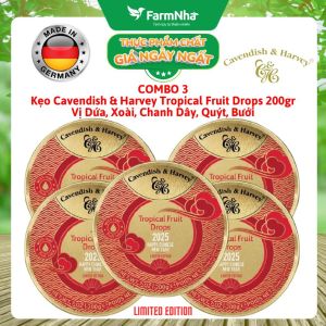 (Combo 2) Kẹo Trái Cây Cavendish & Harvey Vị Tropical Fruit Phiên Bản Xuân Mới