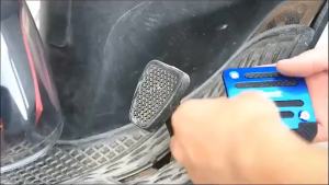 3pcs Universal Manual Car Pedal Pad Nonslip Accelerator ke Clutch Pedal Trim for Auto Replacement