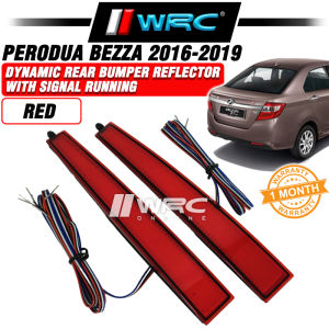 YCL-3005 Perodua Bezza 2016 - 2019 Dynamic Rear Bumper Reflector With Signal Running