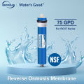 iSpring MC7 Filter Replacement Cartridge Reverse Osmosis Membrane 75 GPD ANSI NSF Replacement Fits Standard Under Sink RO Drinking Water Filtration System 11.75” X 1.75”. 