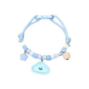 Cartoon Knitted Adjustable Pet Collar For Dog Cats Fashionable Charm Daily Use Easy Size Adjustment