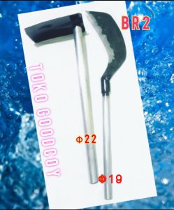 Pacul mini pipa Φ22 anti copot + Sabit babat ranting rumput kebun (paket 2in1)