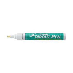 Artline Grout Marker Pen - Medium Point 2.0mm - 4.0mm | Chisel Style | Waterproof Fadeproof | for Restoring Grout Lines